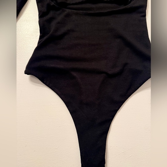 AFRM Black Cutout Long Sleeve Vail Bodysuit - Picture 9 of 10